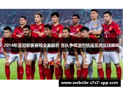 2014年亚冠联赛赛程全面解析 各队争锋激烈挑战亚洲足球巅峰